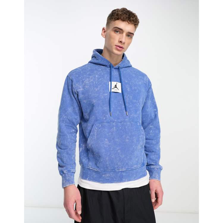 ClassicfuncenterShops Jordan washed fleece hoodie in blue at all Jordan Brand retailers across the nation