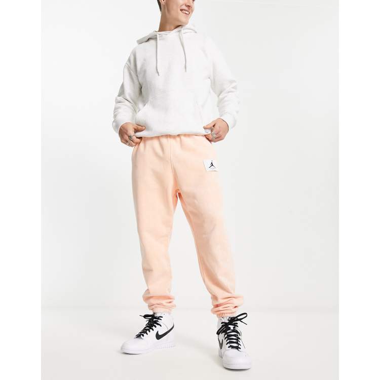 Jordan washed fleece joggers in beige ASOS