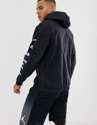 jordan wings windbreaker black