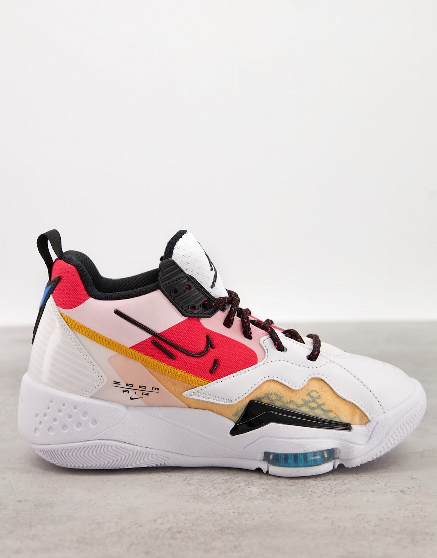 Jordan - Zoom '92 - Sneakers in wit en multi-Meerkleurig