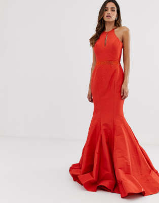 jovani orange dress