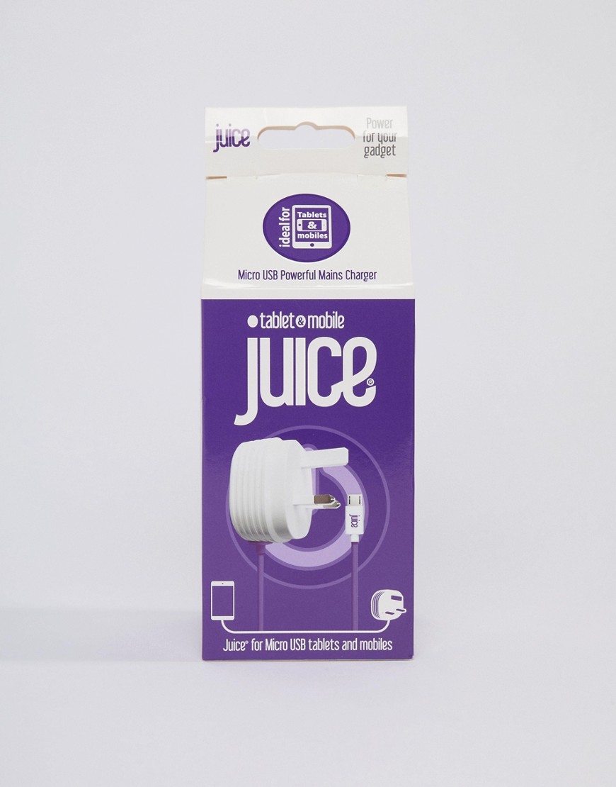 Juice Micro USB 2.1 AMP Charger-White