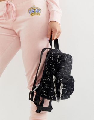 juicy couture velvet mini backpack