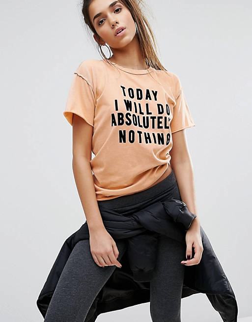 Juicy By Juicy Couture Knit Absolutely Nothing Graphic Tee