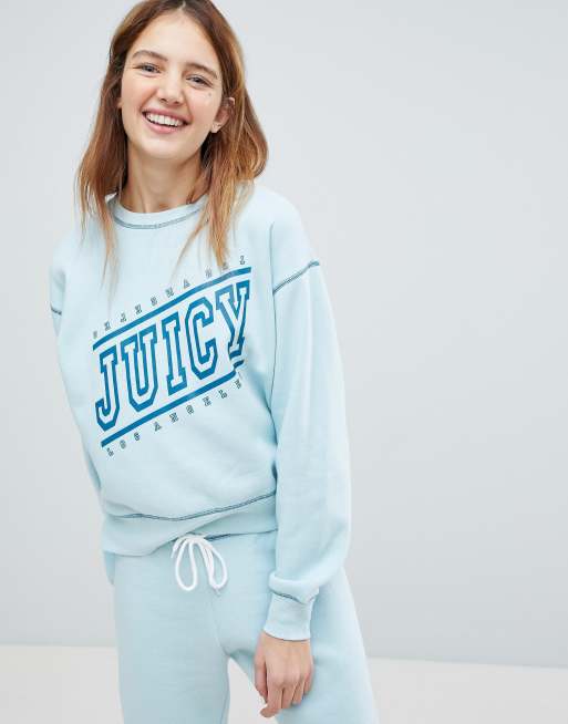 Juicy by Juicy Couture Logo Sweatshirt Tracksuit Pant Two Piece ASOS