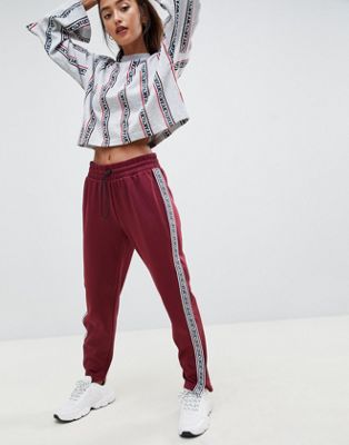 Juicy By Juicy Couture tricot tracksuit pant with logo taping | ASOS