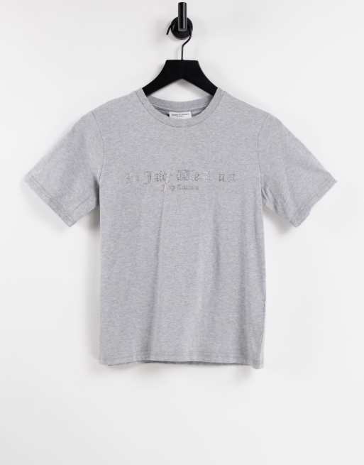 Juicy Couture anniversary in juicy we trust t-shirt grey | ASOS