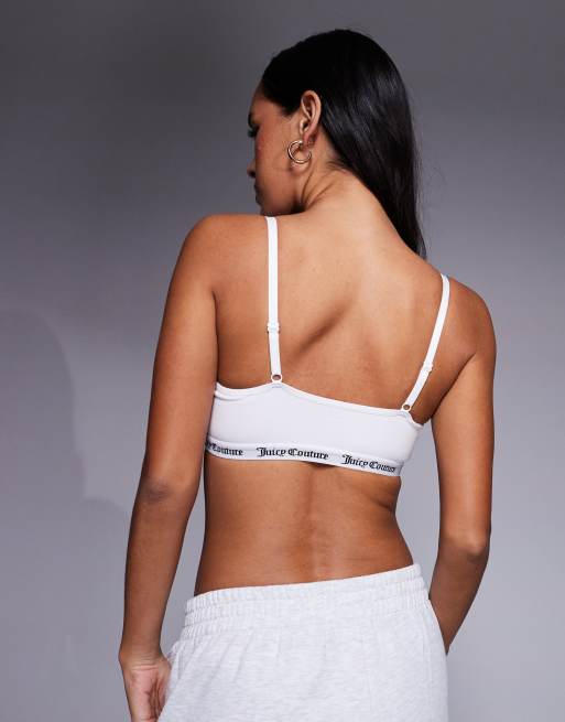 Juicy Couture – Biała braletka z taśmą z logo, 4 z 4