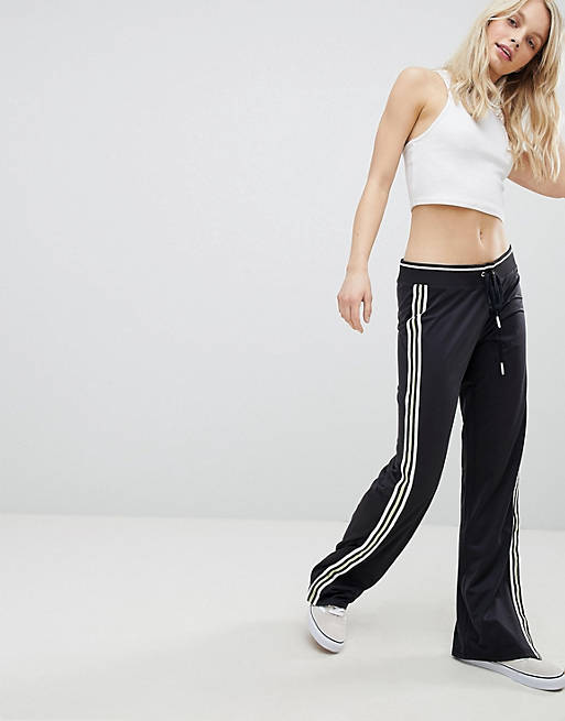 Juicy Couture Black Label Trk Tricot Pant With Stripe
