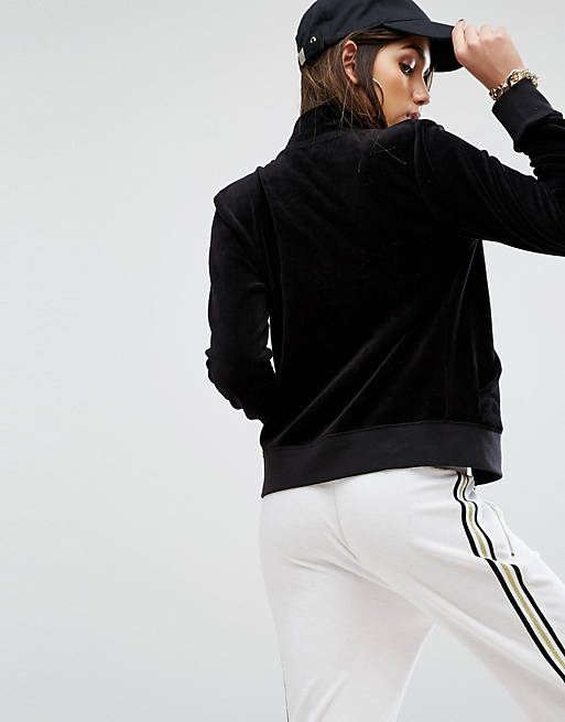 Juicy Couture Black Label Trk Velour Fairfax Jacket | ASOS