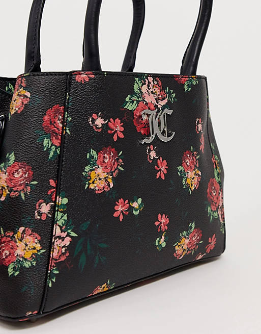 gå på pension svinge sendt Juicy Couture - Blomstret mulepose-taske | ASOS