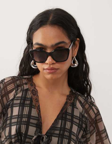 Juicy Couture – Cat-Eye-Sonnenbrille in Gold und Schwarz - view 1