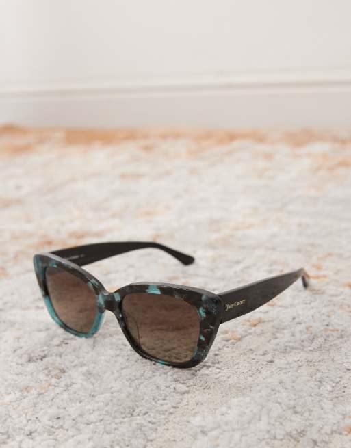 Juicy Couture  cat eye sunglasses in havana brown, 2 of 3
