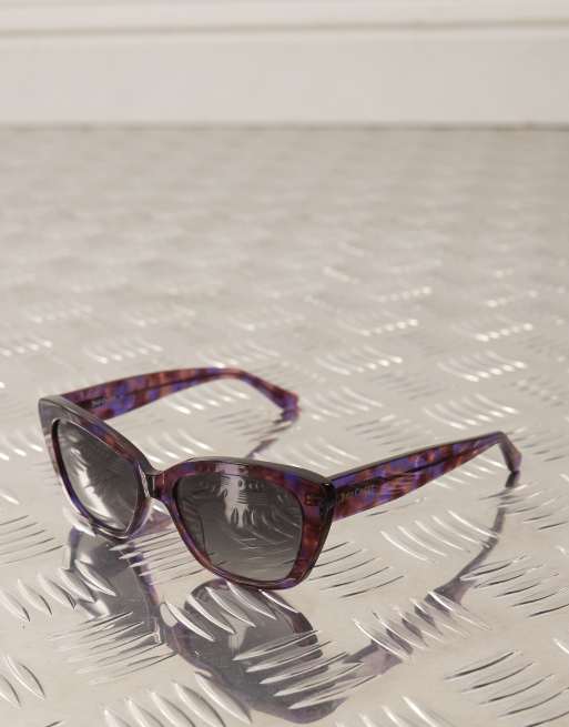 Juicy Couture  cat eye sunglasses in lilac havana , 2 of 3