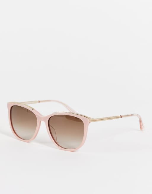 Blush store colored sunglasses