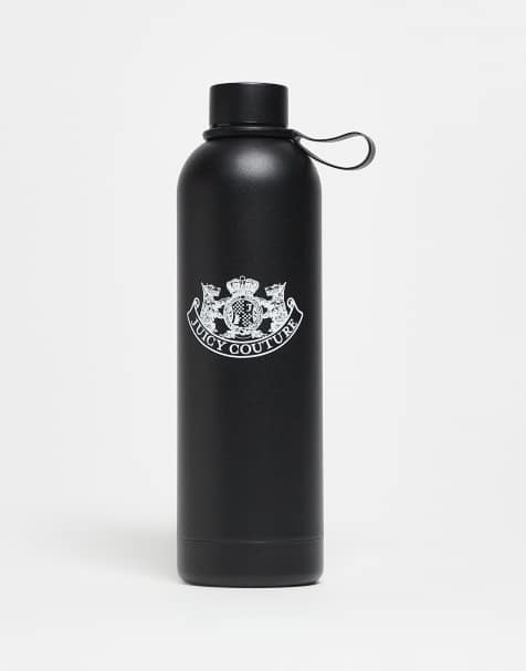 Juicy Couture crest logo bottle in black - view 1