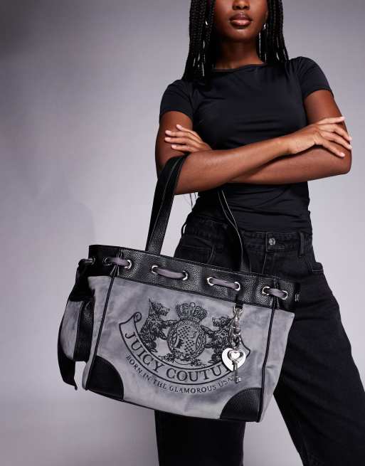 Juicy Couture day dreamer Y2K bag in grey ASOS