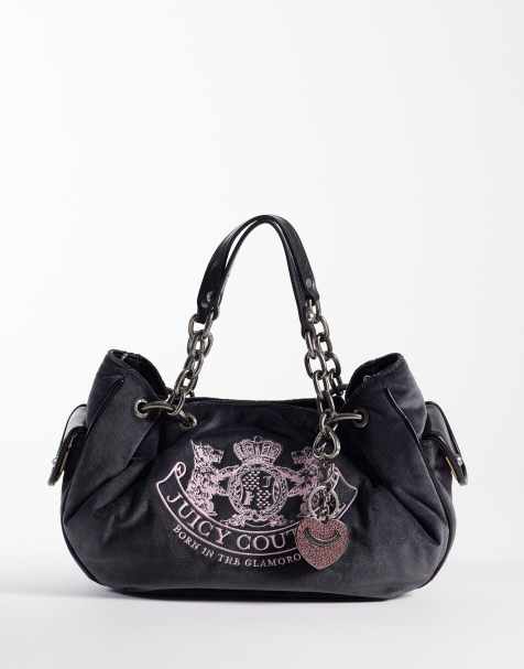 Juicy Couture - Daydreamer - Sac porté épaule avec chaîne style années 2000 - Gris - view 1