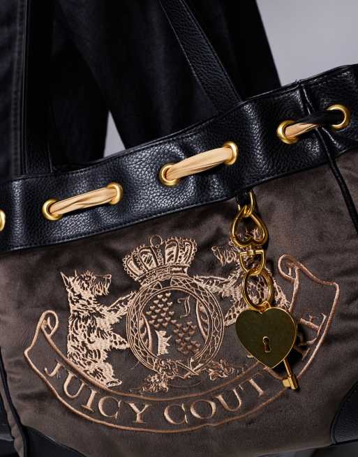 Juicy Couture Daydreamer y2k logo double handle shoulder bag in