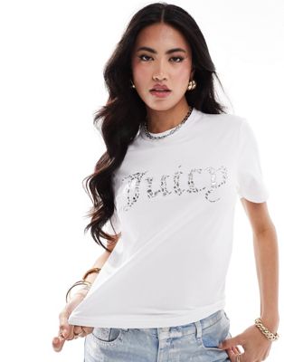 Juicy Couture diamante logo girlfriend t-shirt Sale