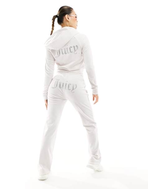 White skinny joggers online womens