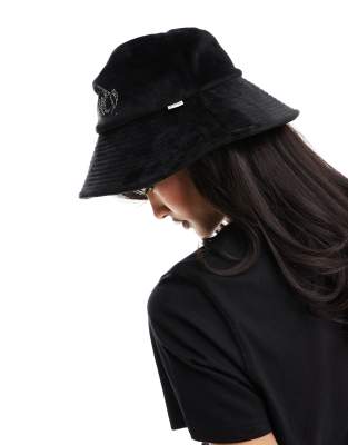 TIGHTBOOTH VELOUR BUCKET HAT 黒