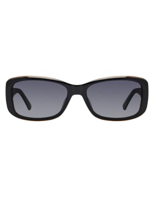 Juicy Couture - Eckige Sonnenbrille in Schwarz und Rosa
