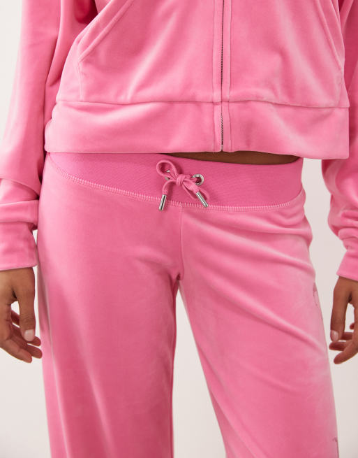 Juicy Couture ensemble jogger droit à logo strass rose vif, 3 de 5