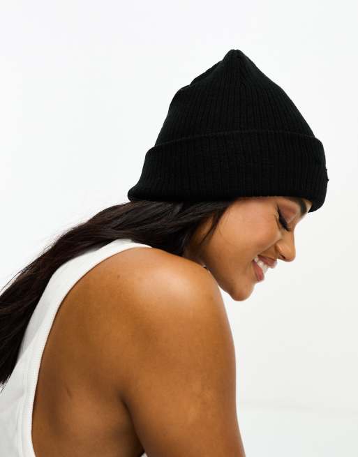 Juicy Couture fluffy knit beanie hat in black | ASOS