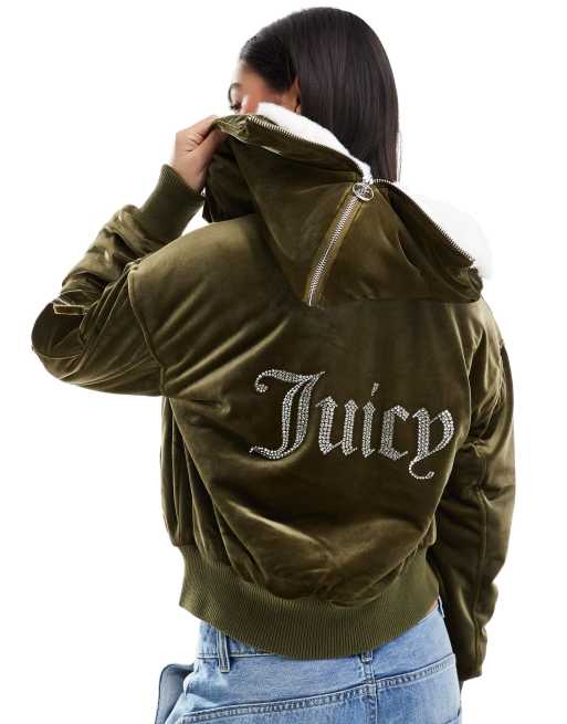 Juicy couture green jacket best sale