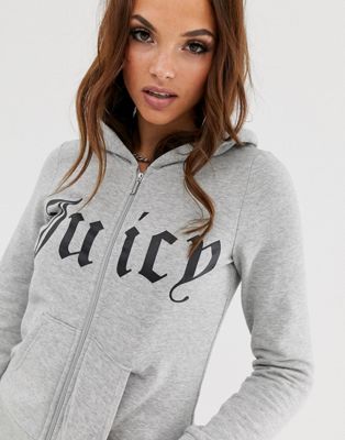 grey juicy couture hoodie