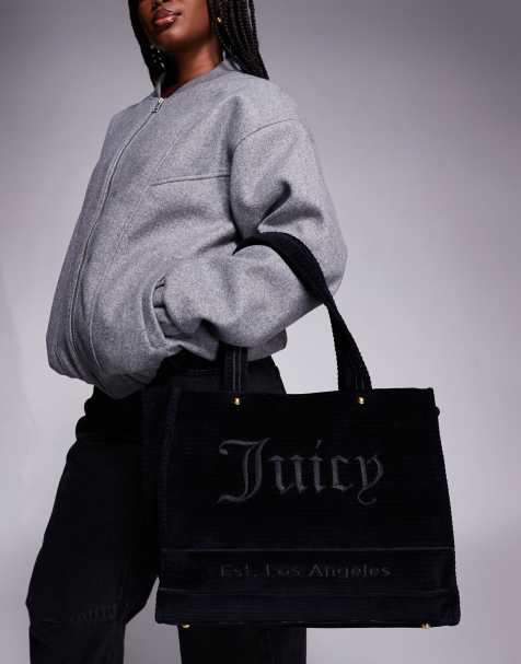 Juicy Couture - Grote shopper tas in zwart - view 1