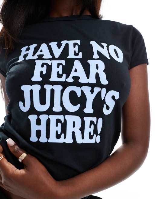 Juicy Couture☆NO FEAR Print T-shirt Tシャツ【UK発】 Juicy Couture NO FEAR - Print T-shirt - juicy pink/pink