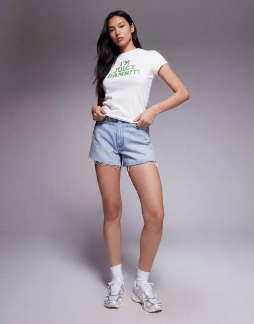 Juicy Couture - Hilton I'm Juicy - T-shirt verde chiaro con logo, 2 di 4
