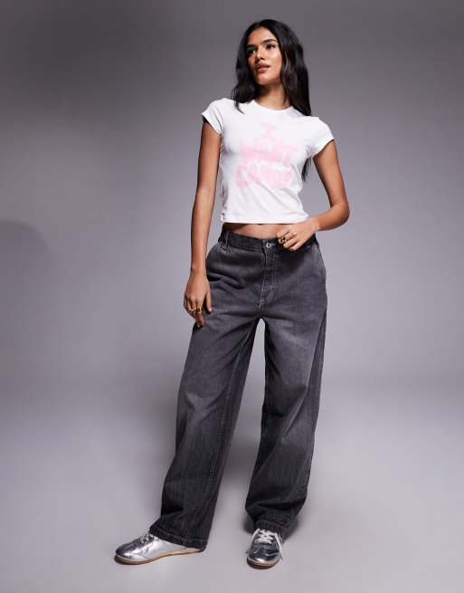 Juicy Couture - I Want Candy - T-shirt raccourci à logo - Blanc, 4 de 4