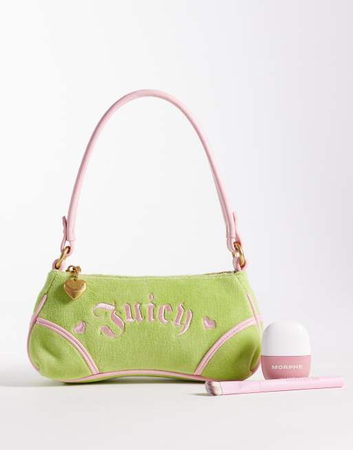 ♡Juicy Couture♡グリーン 緑 パイル ショルダーバッグ　Y2K ♡Juicy Couture♡グリーン 緑 パイル ショルダーバッグ Y2K 【公式通販】