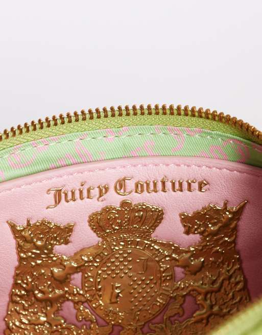 Juicy Couture Janella Y2K logo velvet shoulder / cross body bag in