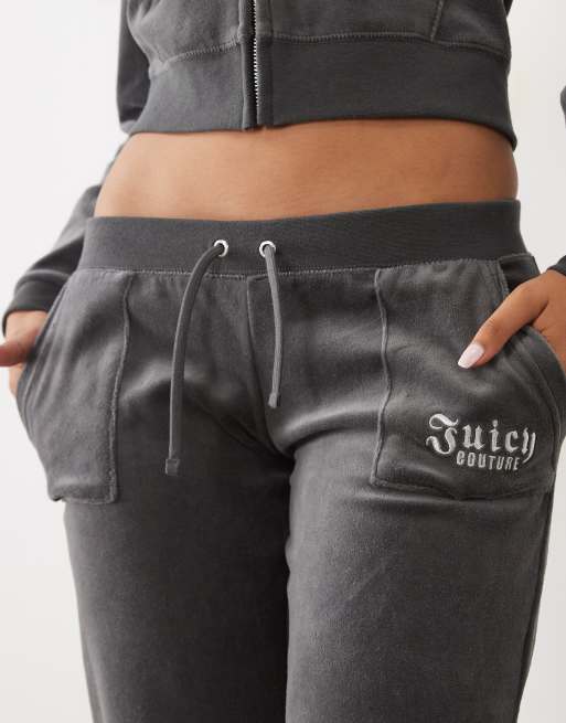 Juicy Couture - jogger negro con logo Caisa regal rebelle de talle bajo, 4 de 5