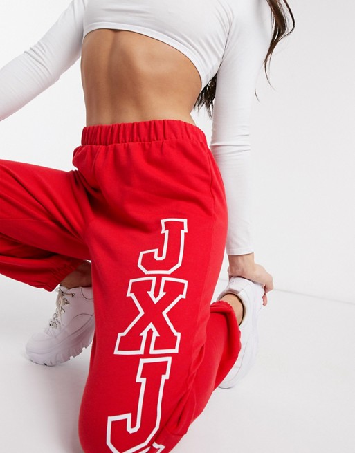 Juicy Couture JXJC Joggers in true red