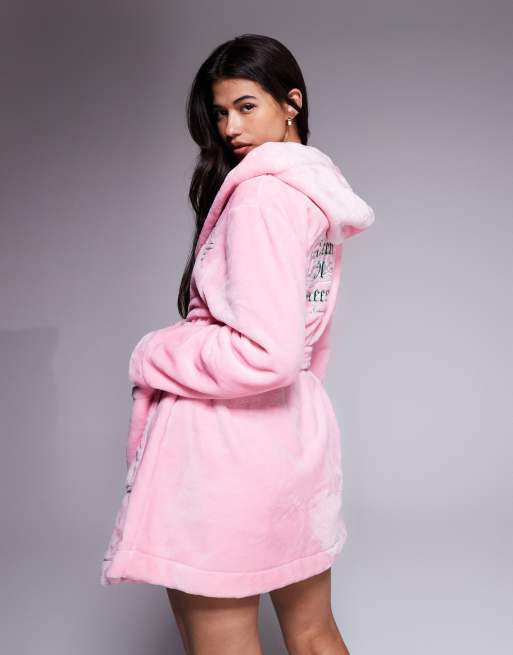 Juicy Couture - Kort pink badekåbe, 2 af 4
