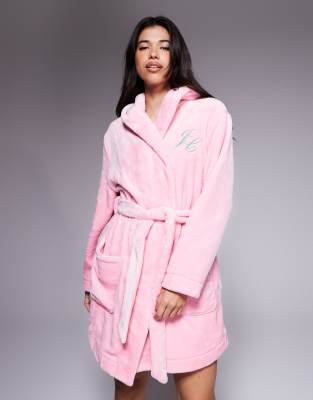 Juicy Couture - Kurzer Bademantel in Juicy-Rosa