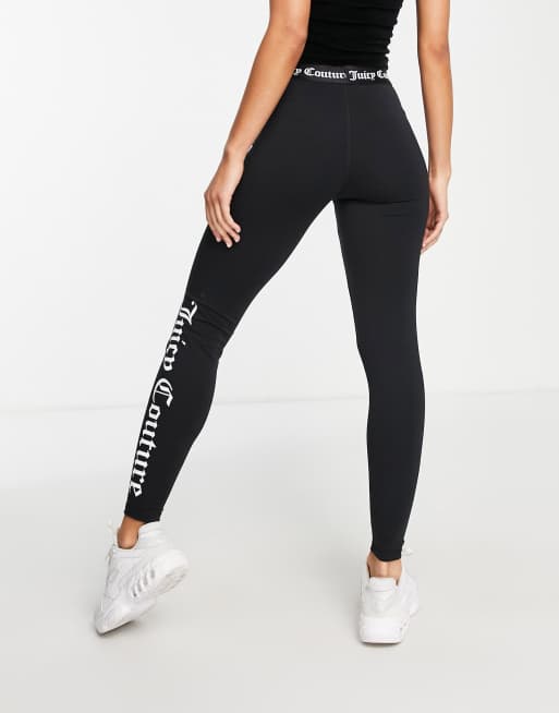 Juicy Couture leggings with side juicy couture branding in black