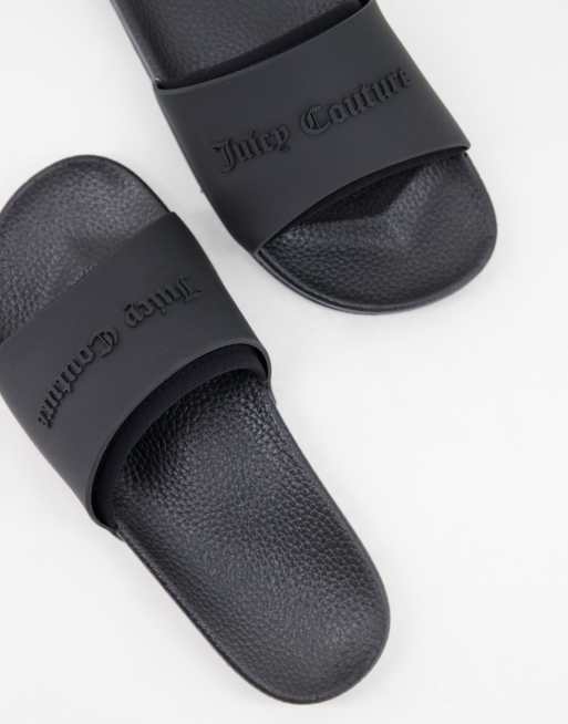 Juicy couture best sale slides black