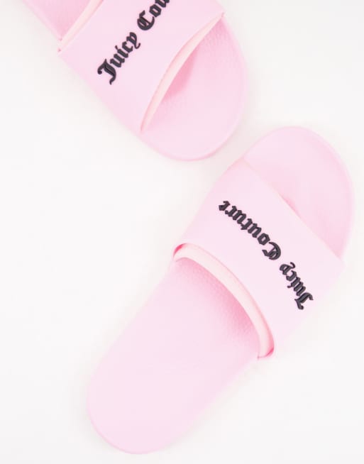 Juicy couture slides pink new arrivals