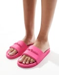 [Juicy Couture] Juicy Couture logo sliders in hot pink 5 Hot pink