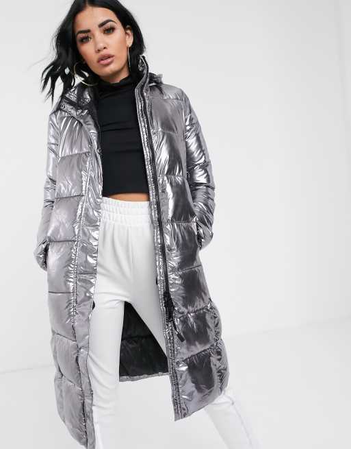 Silver 2025 longline jacket