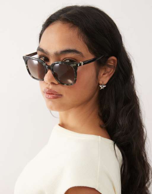 Juicy Couture - Lunettes de soleil carrées - Marron Havane, 3 de 3