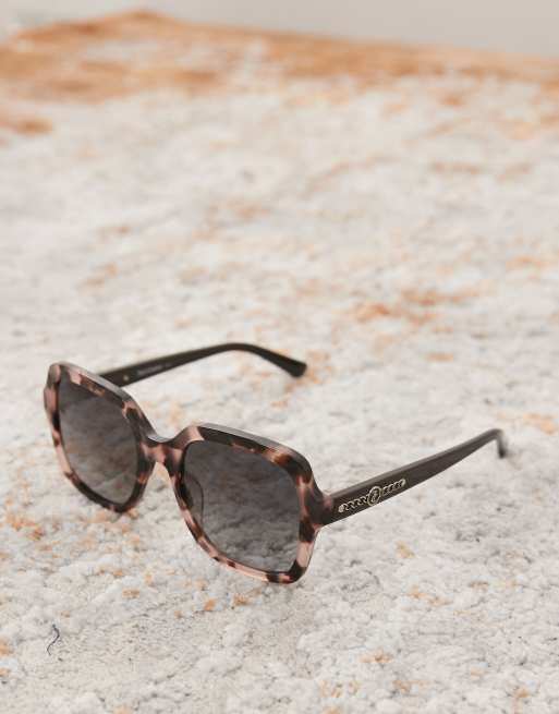 Juicy Couture - Lunettes de soleil carrées - Rose Havane, 2 de 3
