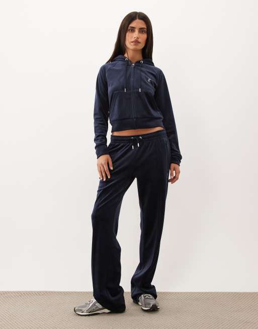 Juicy Couture Madison Logo-Zip-Hoodie als Set in Marineblau, 3 von 4