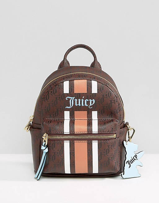 Juicy Couture – Mini-Rucksack mit Streifendesign